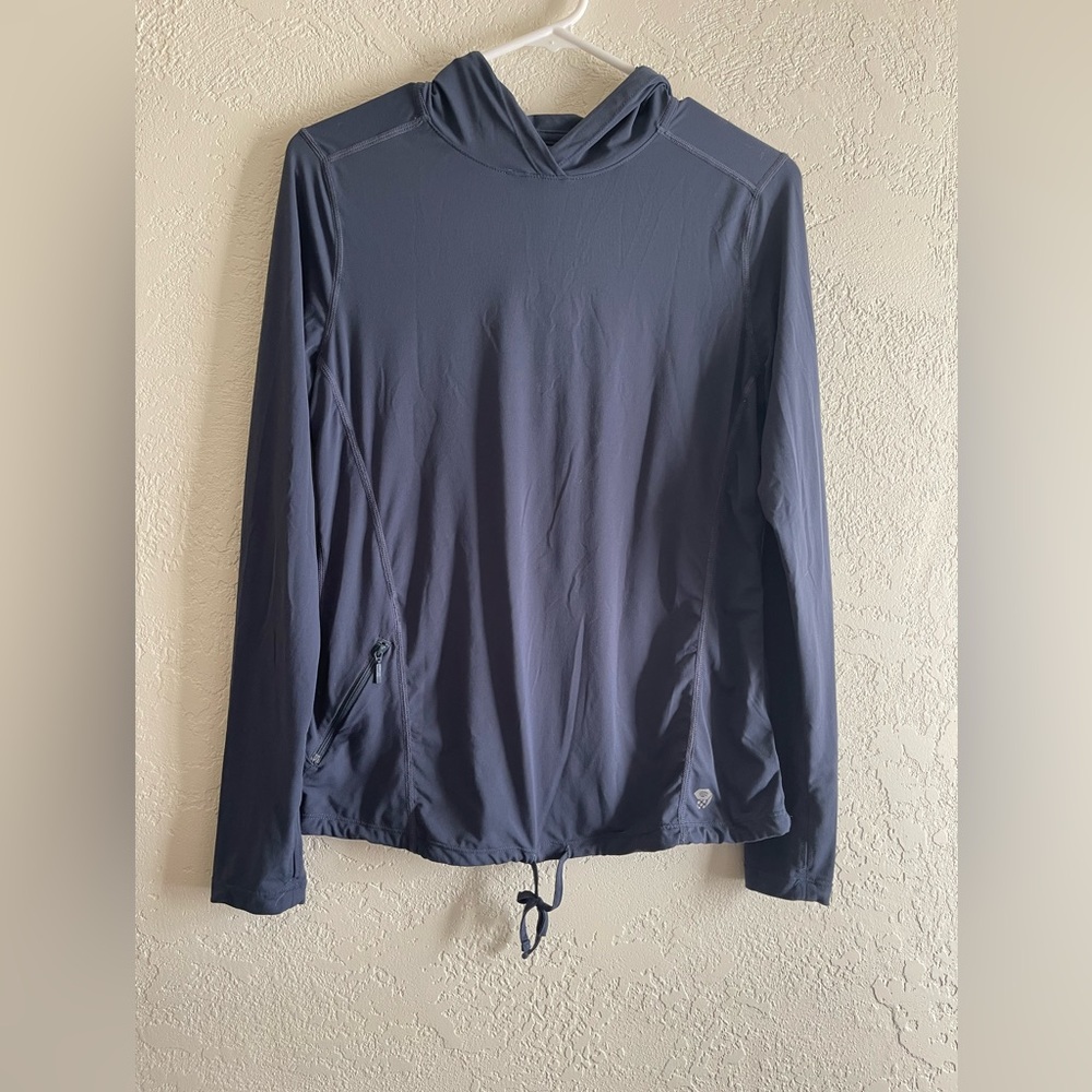 Mountain Hardwear Women's Crater Lake Sun Hoodie - Small, Zinc